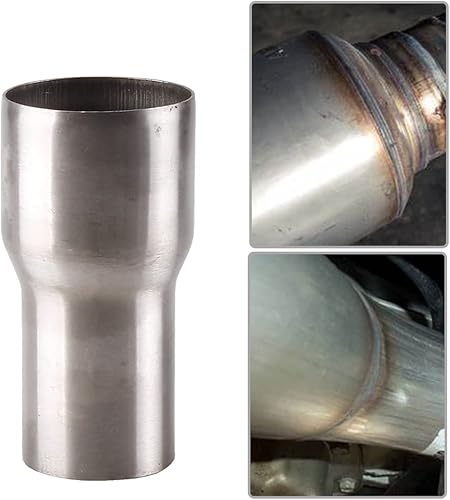 Miniatura 5 de Adaptador universal de escape de 2 a 2.5 pulgadas, adaptador de tubo de escape, tubo adaptador de tubo de escape, tubos de escape de acero