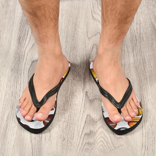 Football Soccer Volleyball Men's & Women's Classical Beach Rubber Sandal Flip Flop Comfortable Slipper 214B29444