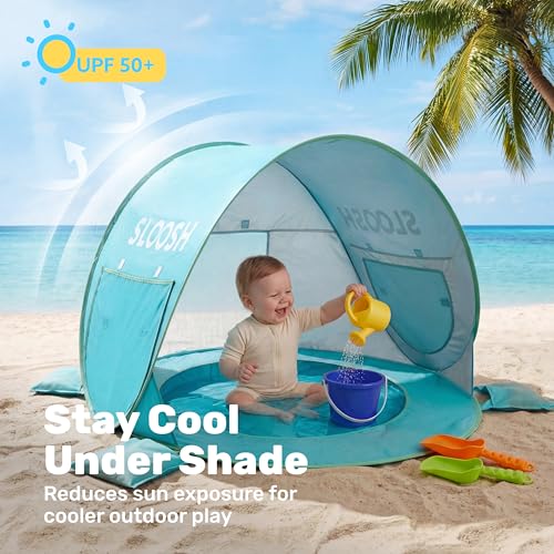 SLOOSH Baby Beach Tent with Pool