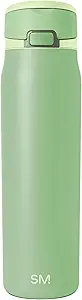 Simple Modern Mesa Loop Water Bottle with Straw | 30oz Cup Holder Friendly Insulated Stainless Steel Bottles for Travel, Sports and School | Avocado