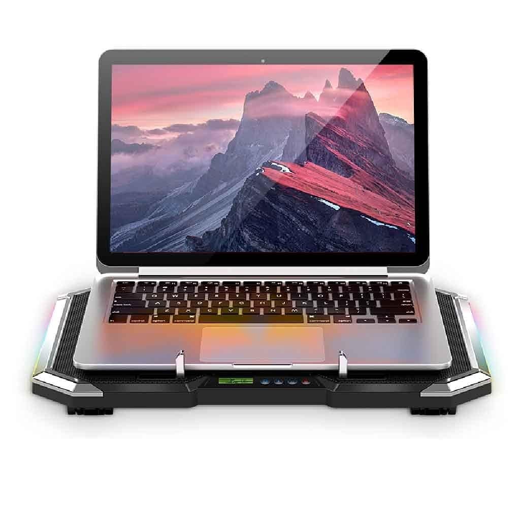 Laptop Cooler Plaque Refroidissement pc Portable Refroidisseur pour Ordinateur Portable de Jeu, Tapis de Refroidissement pour Ordinateur Portable, Refroidisseur Silencieux