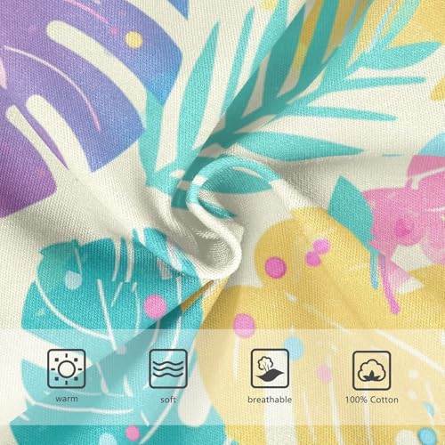 KLL Leaves Monstera Blots Toddler Boy Pure Cotton Nighttime Underwear Breathable Undies3