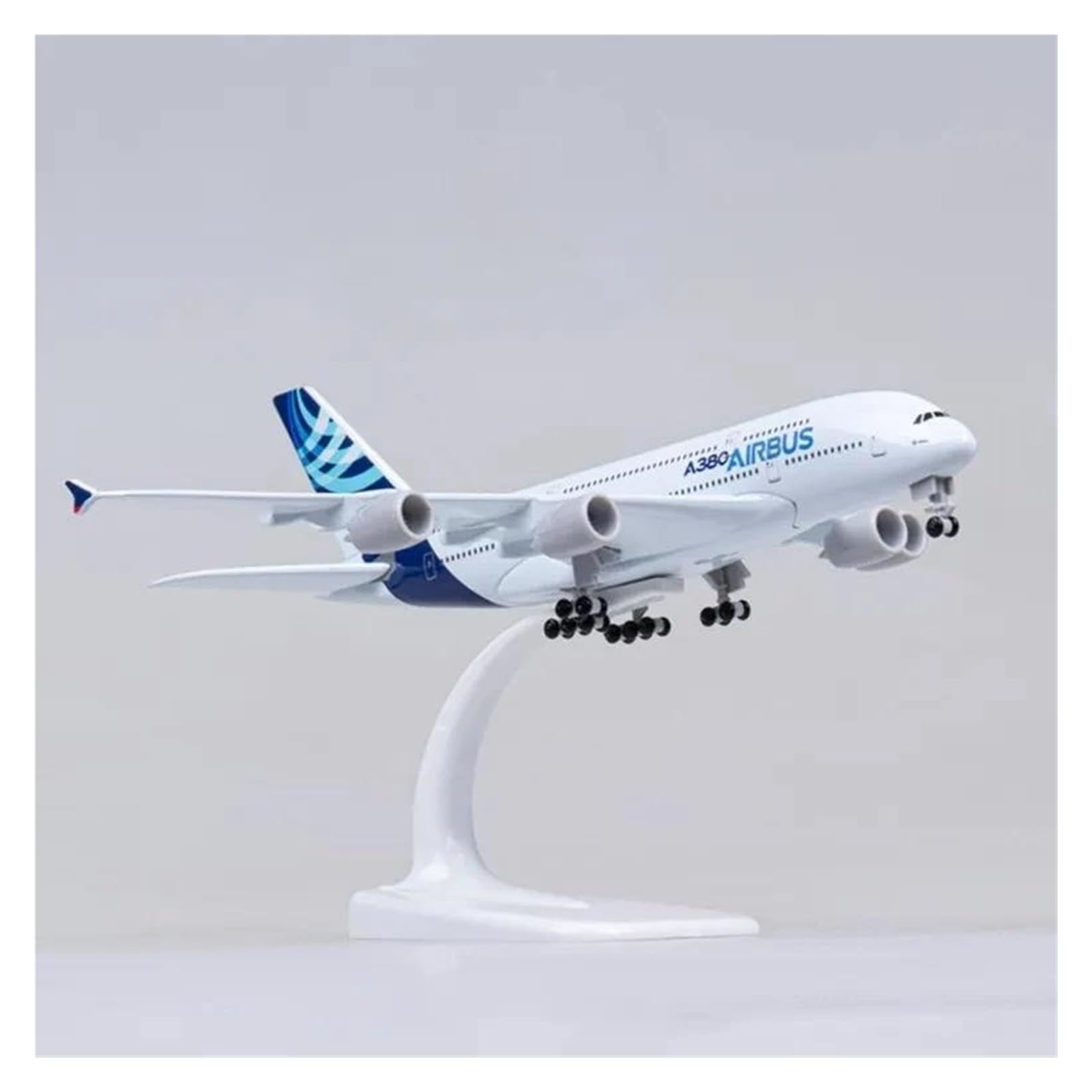 Skala samolotu 20CM 1:400 dla modelu samolotu A380 A380 metalowy model samolotu z plastikowym modelem cokołu nadaje się do wyświetlania