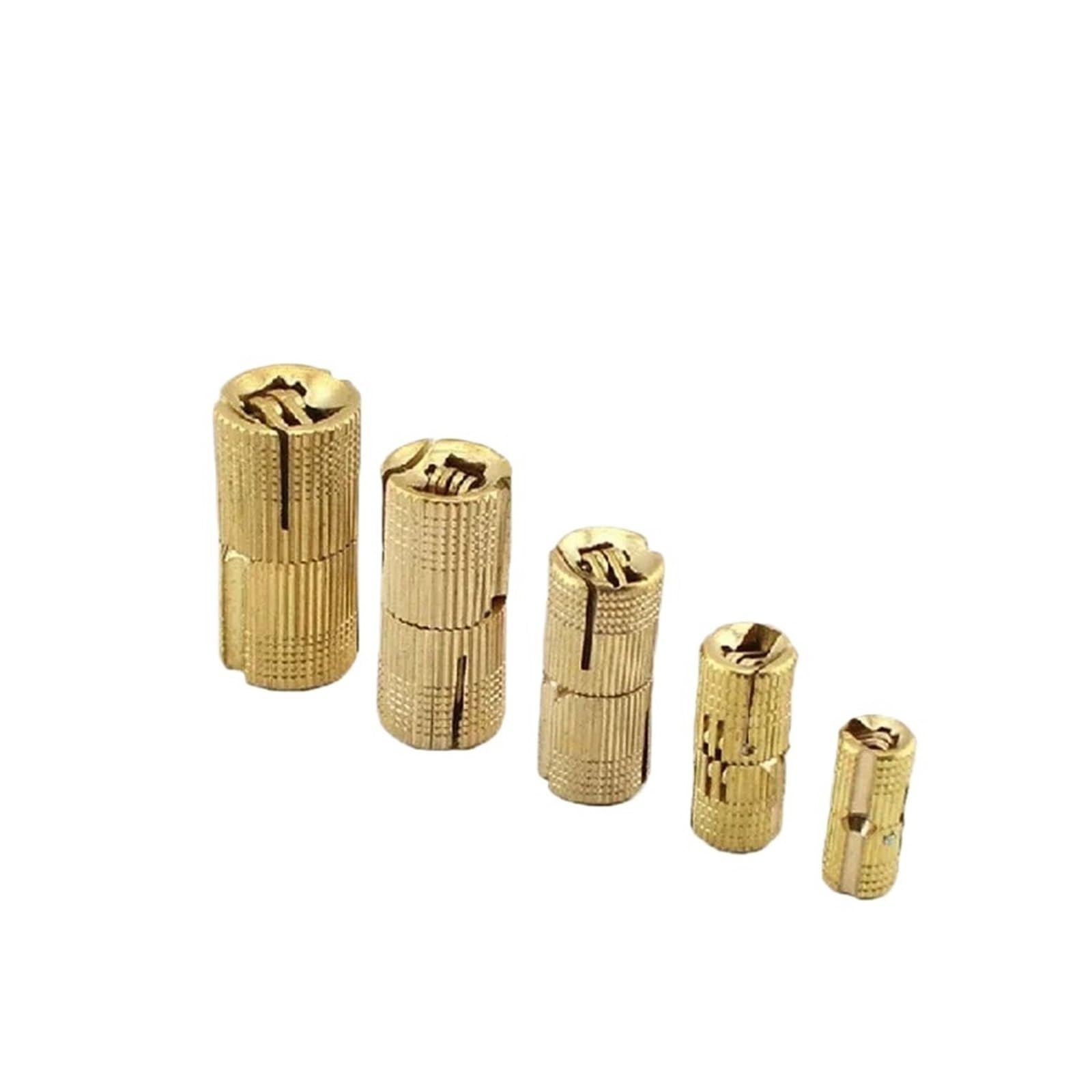 Ugzpwqlnx One Color Barrel Hinge, Barrel Hinge 2Pcs 8-18Mm Gold Brass Cylindrical Concealed(14Mm)