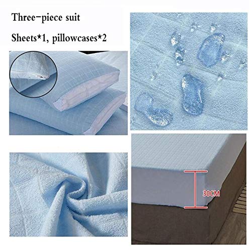 Waterdichte bedovertrek Beddengoed Laken Super eenpersoons/dubbel/kingsize microvezel hoeslaken | Sterk elastisch all… - Image 3