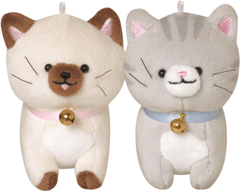 コリラックマ いちご生活セット ねこ ぬいぐるみキーホルダー マスコット♡ リラックマ「コリラックマとストロベリーキャット」テーマ
