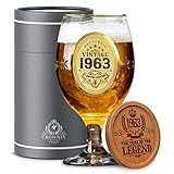 DRUCKQUALITÄT: Bierglas aus Kristallglas mit der Aufschrift 