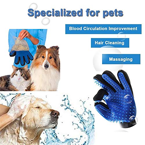 kämm handschuh hund JYMALISA Reinigungshandschuhe Haustier Pflege Haustierbürste Katze Kamm Desjedding Haarhandschuhe Hunde Bad Reinigungsmittel Tierkämme von Reinigungshandschuh(Right Hand,Red) Haustier E-Bike Testsieger bei Stiftung 1€ ZUBEHÖR Rahmenfarbe:Rot