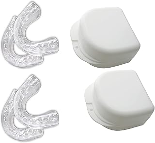 Sponsored Ad - Teeth Whitening Trays Moldable Mouth Trays 4 Dental Tray Form Shape Perfectly 2 Travel Storage Cases Includ...