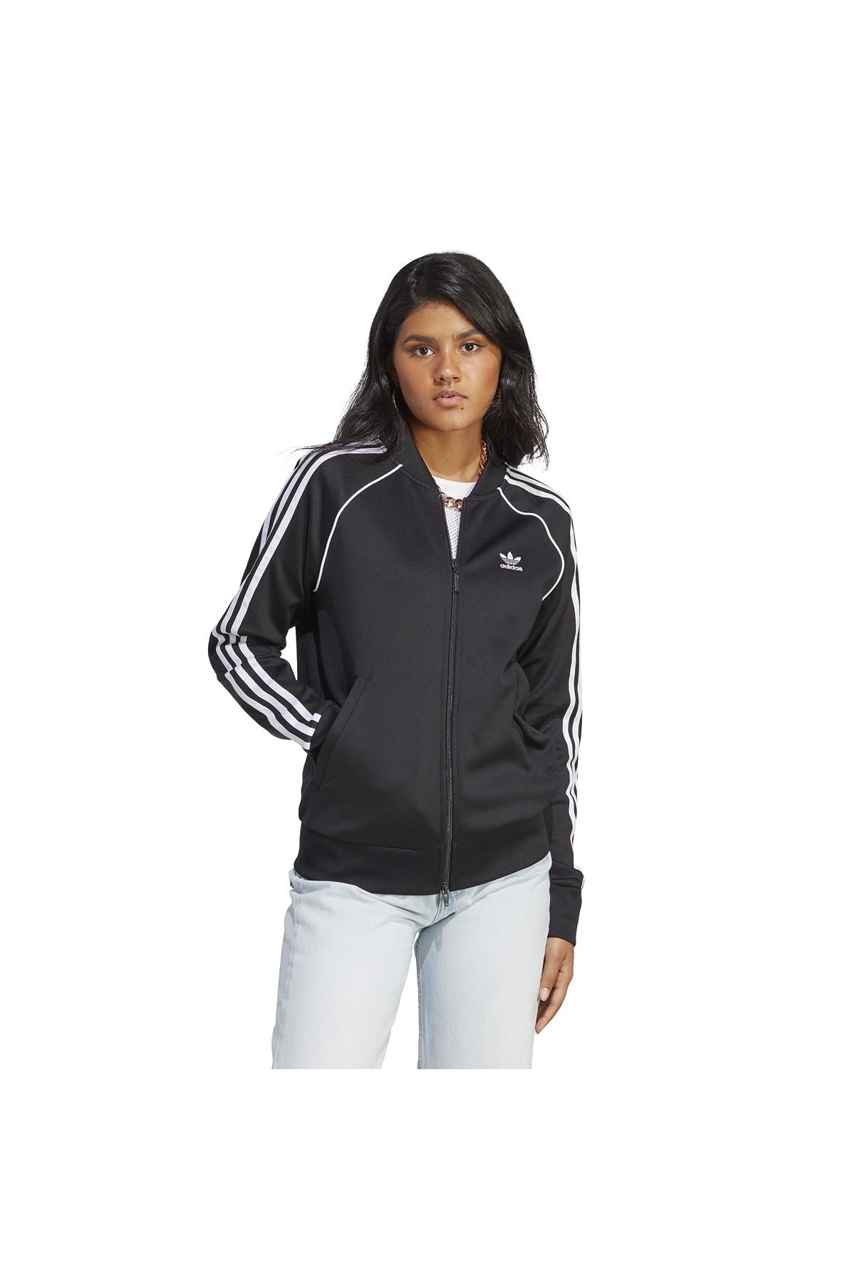 adidas Originals bluza damska czarna z aplikacją