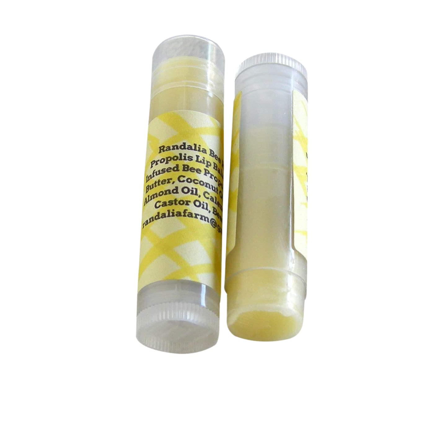 Set of 2 Bee Propolis Lip Balm, Randalia Bee Hives