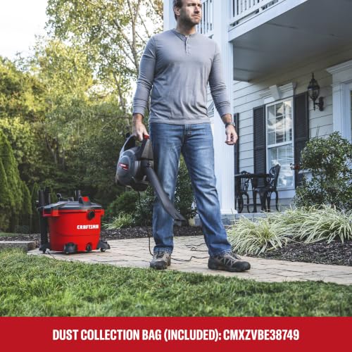 CRAFTSMAN CMXEVBE17607 16 Gal. 6.5 Peak HP Wet Dry Vac with Detach Blower - image 6