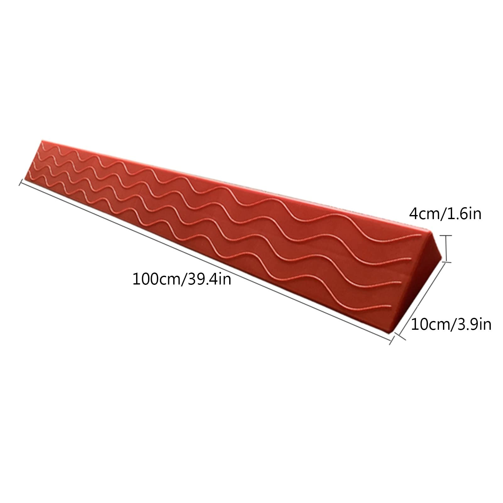 Rampa de umbral para robot de barrido de silla de ruedas, superficie antideslizante y texturizada, ideal para puertas, escaleras, escalones, bordillos, rampa de elevación