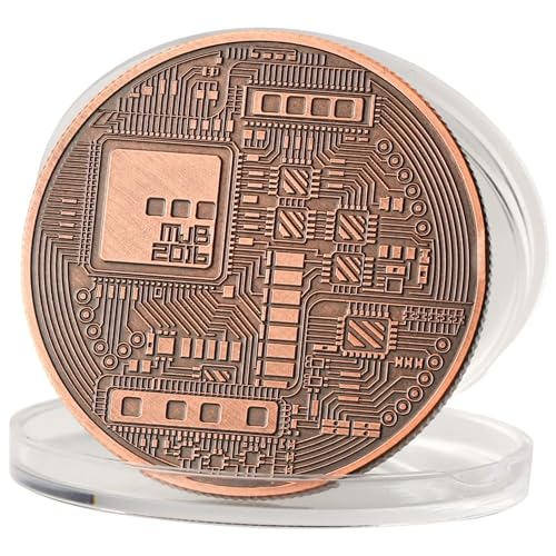 Bitcoin Copper Coins – 1 Pcs 1 oz .999 Pure Physical BTC Tokens | Commemorative Collectible Gift Set in Display Case | Unique Crypto Souvenir for Men, Women & Collectors | Perfect for Gifting - Image 7
