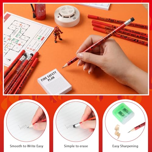 Lápices Zhanmai Fire Safety 36 Pzs Practica Seguridad miniatura 2