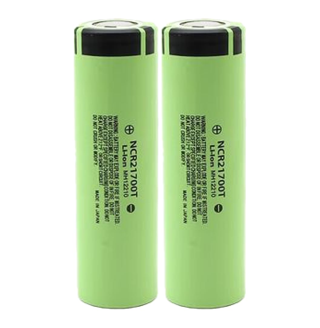 AFSONGOO 21700 2Packs 3.7V Rechargeable Battery Flat top Battery for Electronic Devices,Such as LED flashlights, Emergency Lights,Portable Devices