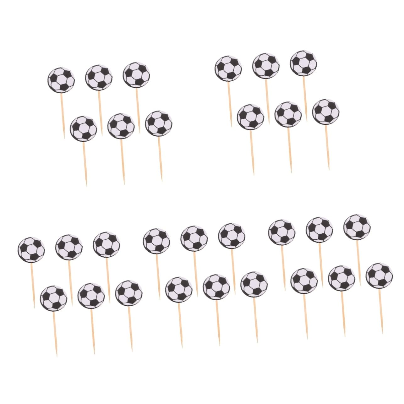 ifundom 300stücke Fußball Cupcake Topper Teiliges Tortendekor Für Geburtstagsfeiern Sportliche Kuchendekoration Aus Sicherem Für Fußball-themenpartys Und Besondere Anlässe