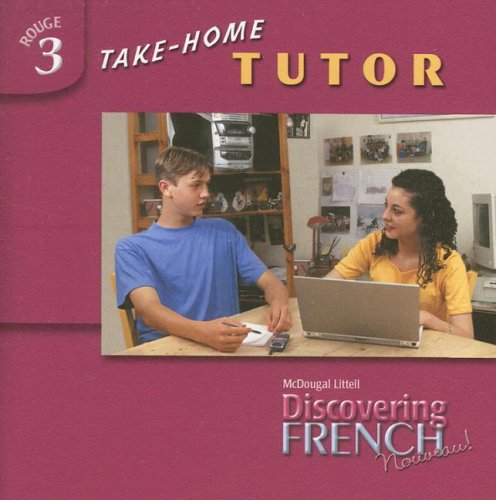 Discovering French, Nouveau: Level 3 Take Home Tutor Valette, Jean-Paul and Valette, Rebecca M.
