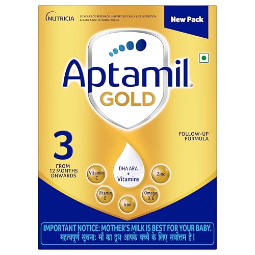 Image of Aptamil Gold Follow Up Infant Formula Milk Powder for Babies - Stage 3 ( 12 month onwards ) - 400gm - BIB Pack