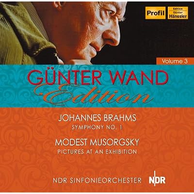 BRAHMS: SYM NO.1 C MINOR OP.68/MUSSORGSKY: PICTURES AT AN EXHIBITION
