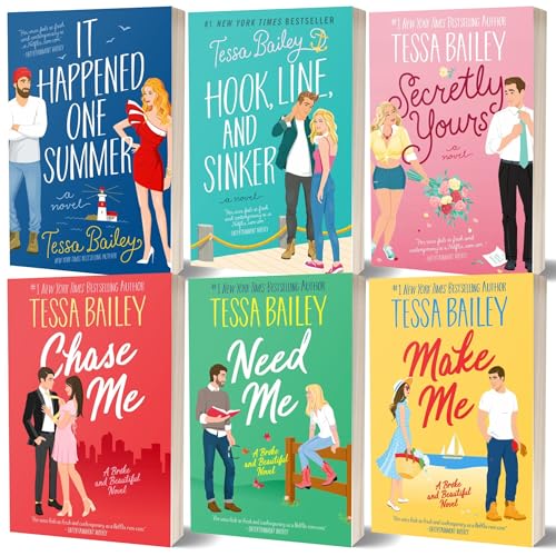 Image of Tessa Bailey Romance Collection - 6 Book Set (Chase Me, Need Me, Make Me, It Happened One Summer, Hook Line and Sinker, Secretly Yours)