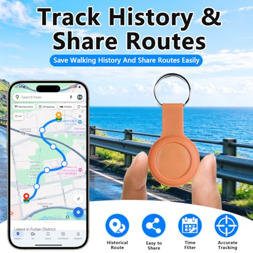 Dog Tracker, GPS Tracker for Dogs with Real-Time Location, No Monthly Fee, No SIM, IP68 Waterproof Ultra-Slim Lightweight with Holder, 365-Day Battery,for Android and iOS - image 2