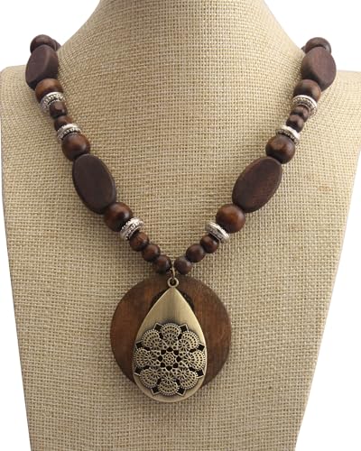 Collier noir fait main en cuir à offrir pour un style bohème unique - 6