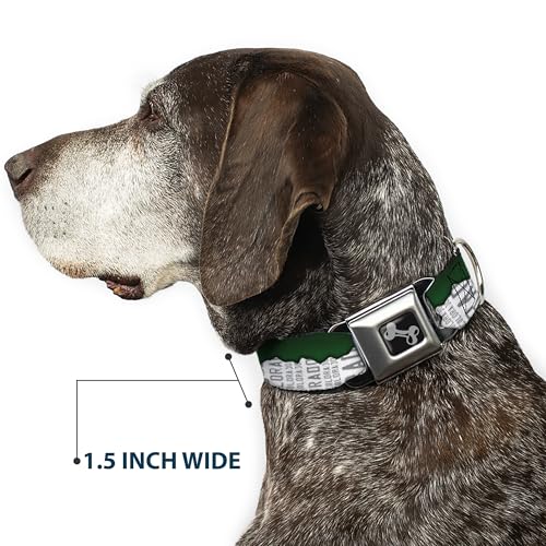 Collier de chien ajustable Buckle Down Colorado avec boucle robuste os - 8