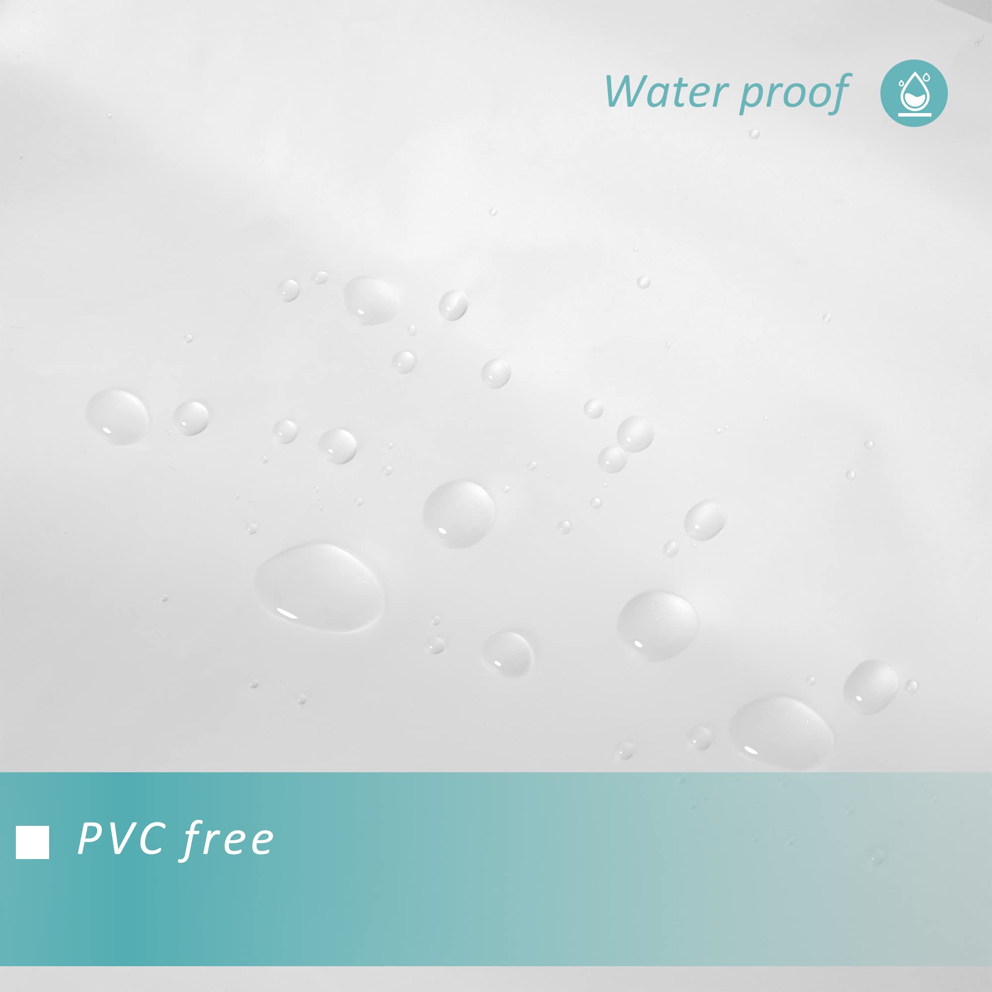 Mrs Awesome Extra Long Shower Curtain Liner with 3 Magnets, Long Frosted PEVA Plastic Shower Curtain for Bathroom Lightweight & Waterproof, 72 x 84, Frost