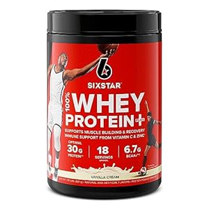 Six Star Elite Series 100% Whey Protein Plus Vanilla Cream 1.8lbs US