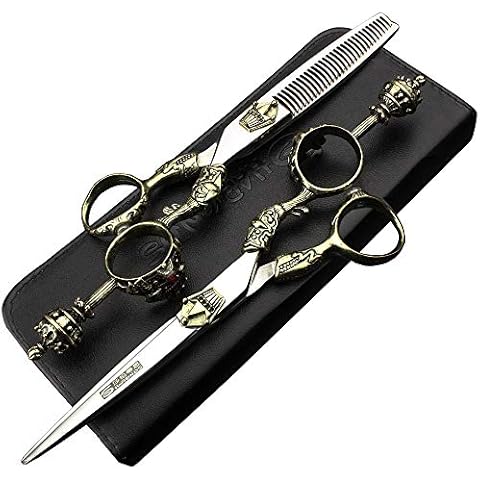 AXEMOORE Japan 440C hairdressing scissors professional hairdressing scissors set (Set) Cover