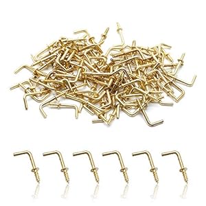 Phituoda TUOR1229 100 Stück L-Form Schraubhaken