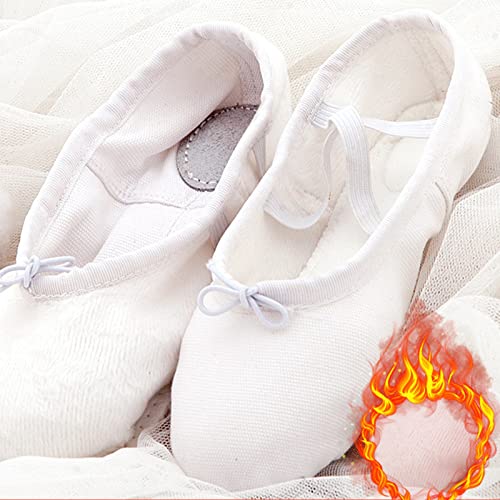 Ballet Shoes for Girls Toddler Dance Slippers Canvas Ballerina Boys Shoes for Little Kid/Big Kid Toddler Shoes2