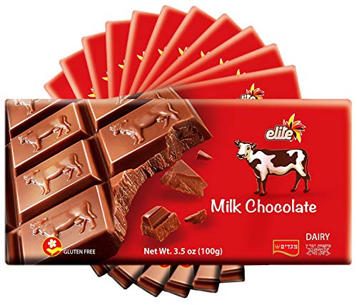 Elite Milk Chocolate Bars 3.5oz (12 Pack) Premium Rich Milk Chocolate, Gluten Free, Product Of Israel image 4