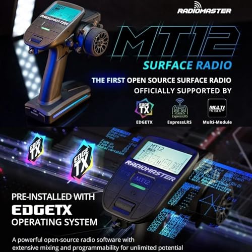 Radiomaster MT12 Surface Radio Controller with 2.4G ELRS Technology