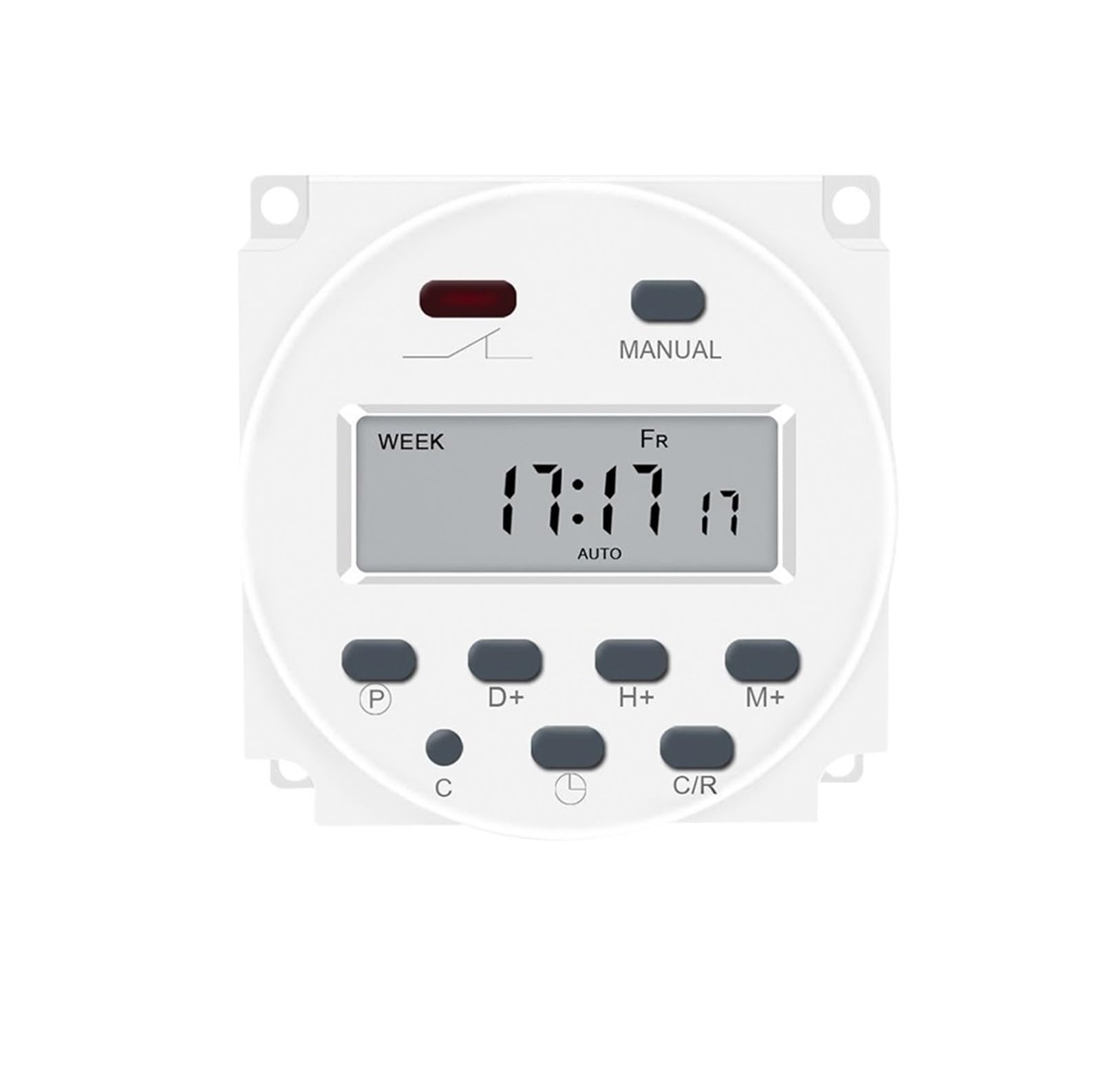 1PCS CN101A 5V 12V 24V 110V 220V Digital Timer Switch 7 Days Weekly Programmable Time Relay(24V)