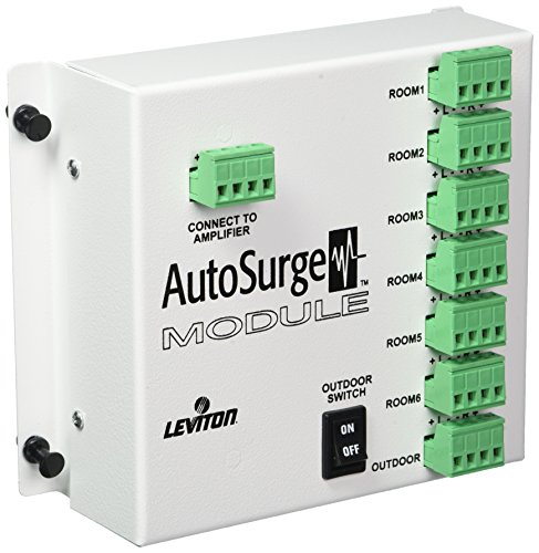 Leviton LBASP by Bose 7-Zone Speaker AutoSurge Audio Distribution Module