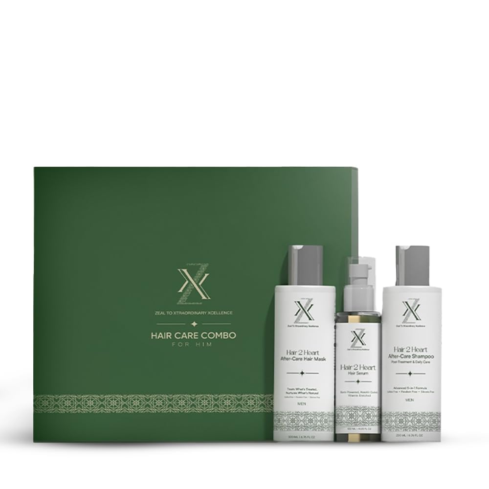 Hair 2 Heart After-Care Hair Care Combo for Men – Shampoo, Hair Mask & Hair Serum Set | Scalp Nourishing, Hair Strengthening & Daily Hair Maintenance Kit-image-41