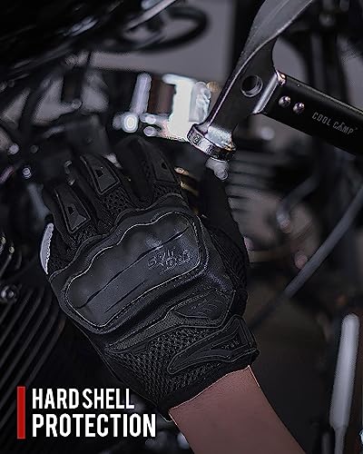 Iron Jia's Motorcycle Gloves For Men And Women - Motorbike Powersports Racing Gloves With Hard Knuckle Touchscreen For Bmx Atv Mtb Riding #TOP3