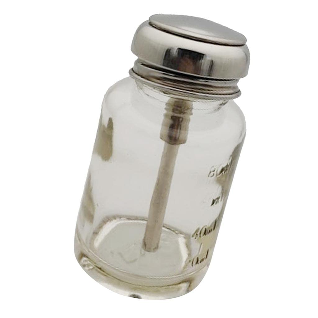 80Ml Empty Nail Polish Remover Pump Dispenser Acetone Push Down Press Bottle-image-38