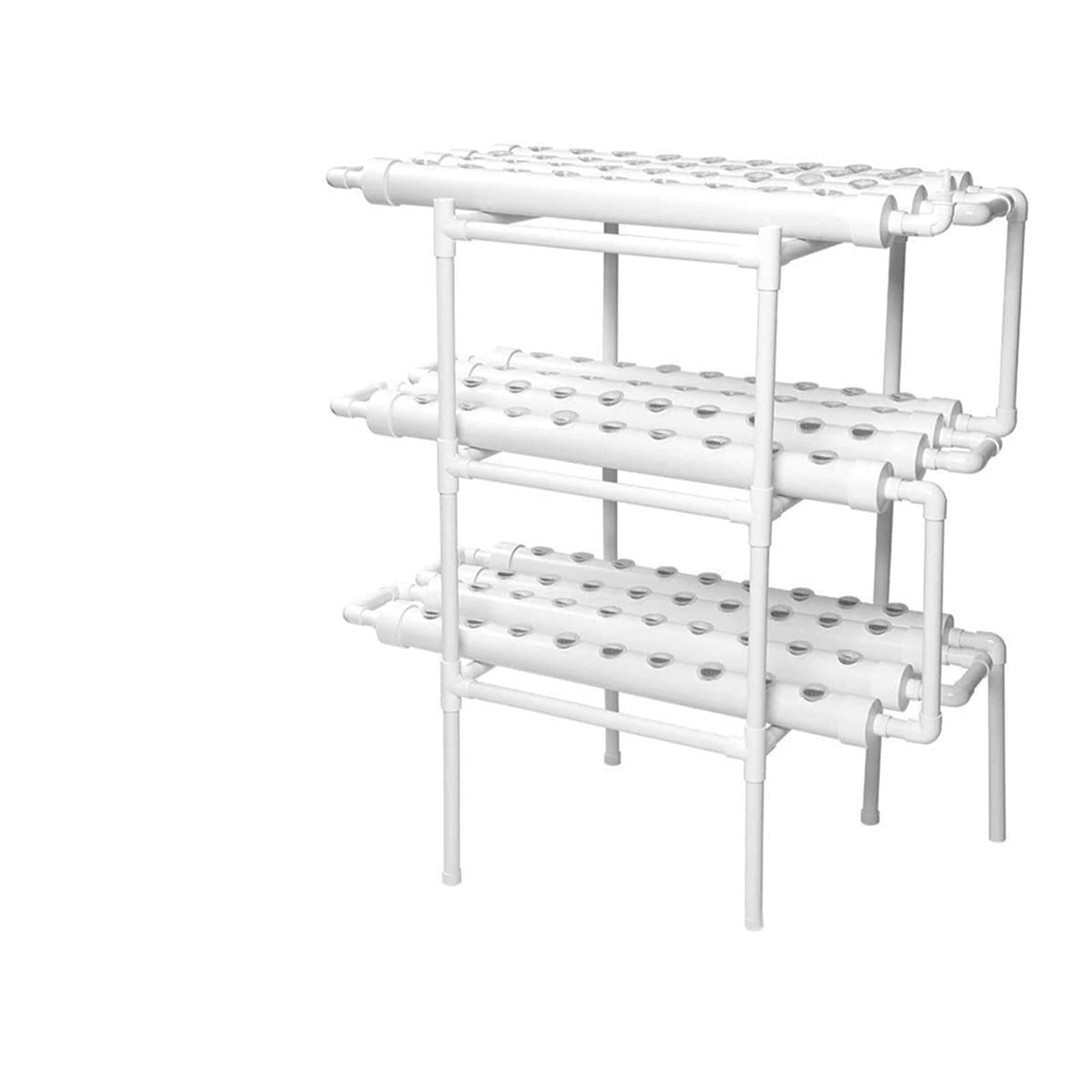 Kit de sistema de cultivo hidropónico, de cultivo hidropónico, kit de jardín, equipo agrícola, tubería de PVC, de cultivo hidropónico vertical, plantador de invernadero familiar para el cuidado y rieg