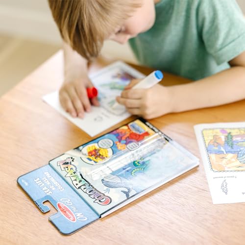 Melissa & Doug On the Go ColorBlast! Activity Book: Sea Life - 24 Pictures and No-Mess Pen - FSC Certified - image 2
