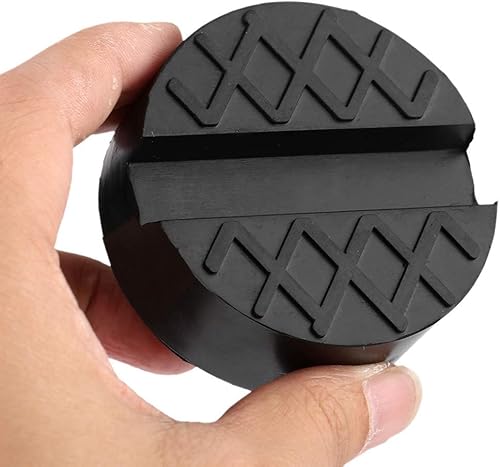 Miniatura 4 de Fydun - Almohadilla de goma, universal de 4 toneladas con forma de cilindro de automóvil, soporte de goma para gato, almohadillas adaptadoras,