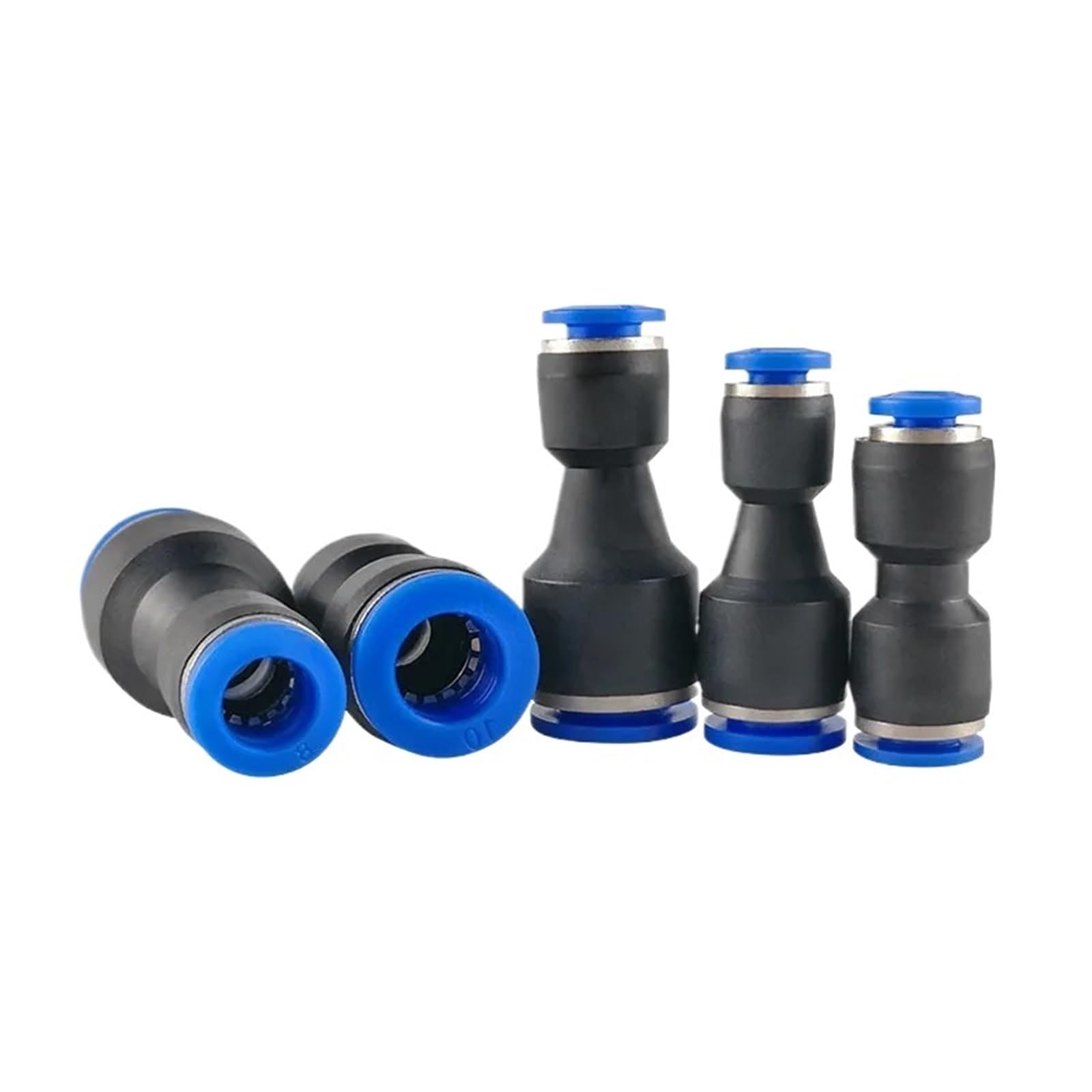 Conectores rápidos de plástico for aire, neumáticos, de un solo toque, de 4-6 mm, 6-8 mm y 6-10 mm, 100 unidades, 50 unidades(8mm-12mm(100pcs))