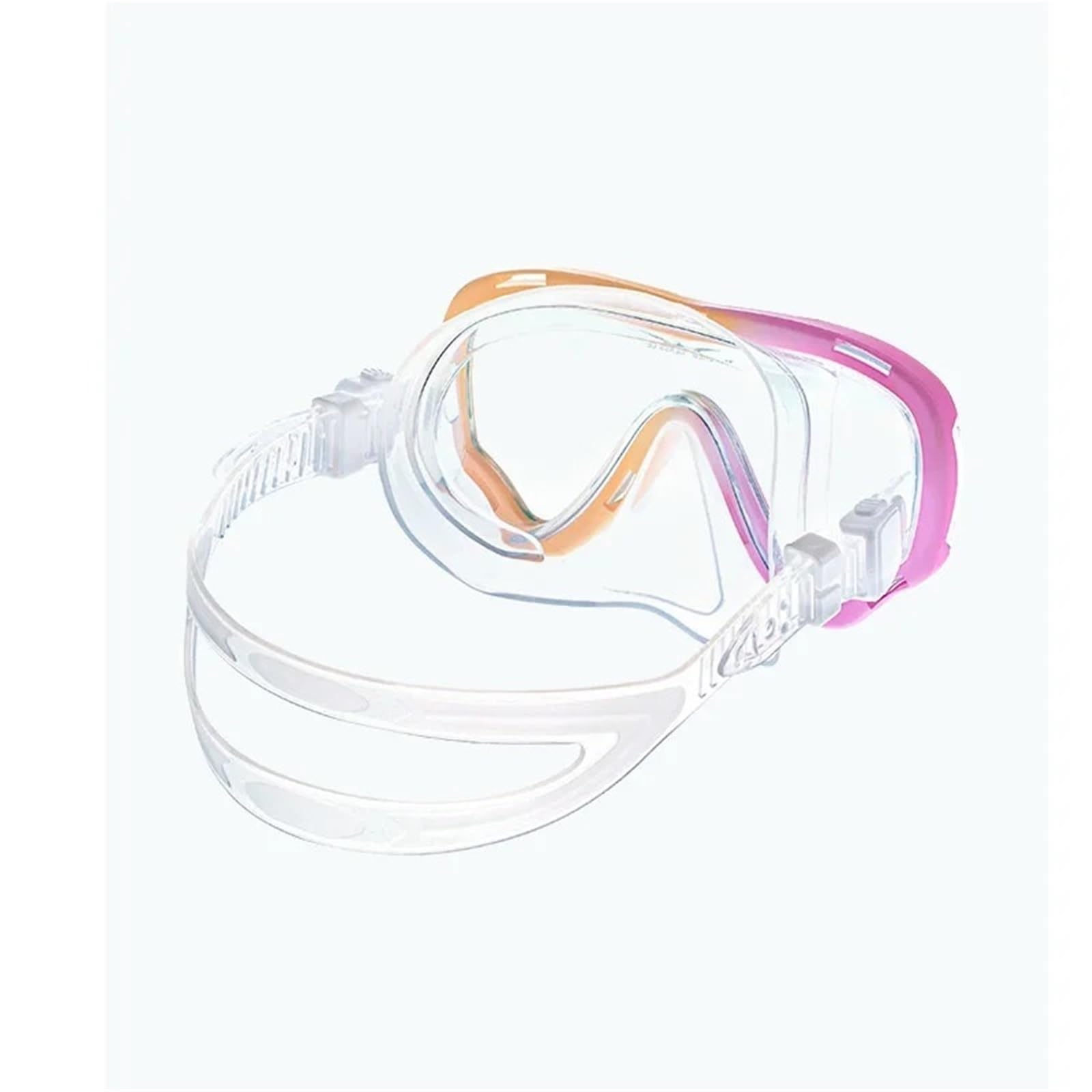 Buceo Máscara de Buceo y Snorkel Gafas de Buceo Gafas de natación Juego de Tubos Easy Breath Máscara de Snorkel Kit de de Buceo(Red)