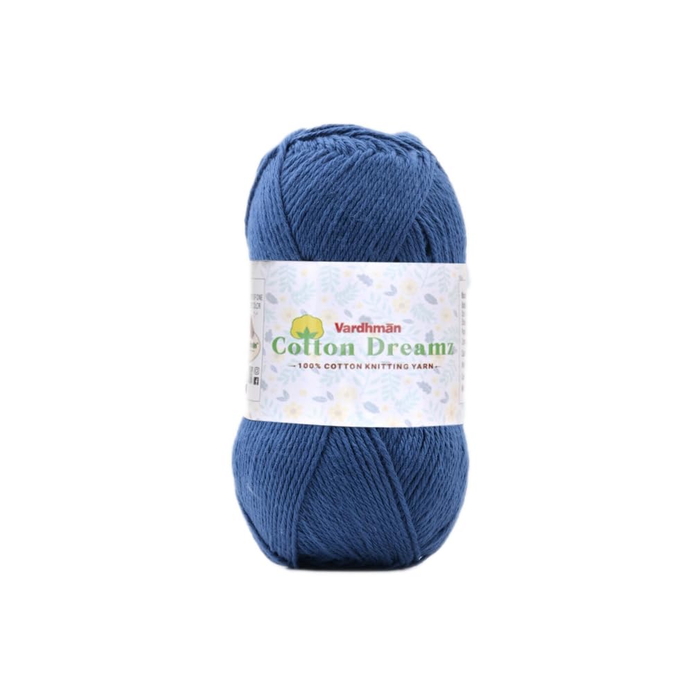 Vardhman Cotton Dreamz Yarn - 100g Pack -10