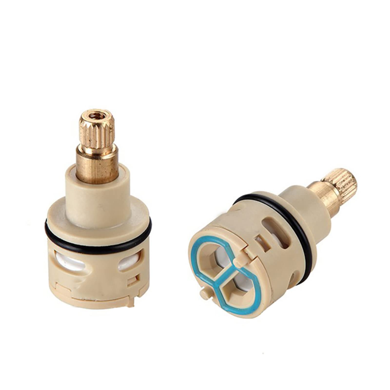 Ouhbndeaz S 22Mm Faucet Cartridge Replacement 22/25/26/28/33/35/40Mm Ceramic Disc Cartridge Faucet Water Mixer Tap Inner Control Kitchen Valve I-26Mm(S 22Mm)