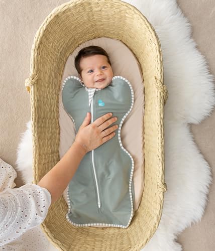 Image of Love to Dream Swaddle UP, Baby Sleep Sack, Self-Soothing Swaddles for Newborns, Improves Sleep, Snug Fit Helps Calm Startle Reflex, New Born Essentials for Baby, 1.0 TOG, Newborn 5-8.5 lbs, Deep Olive