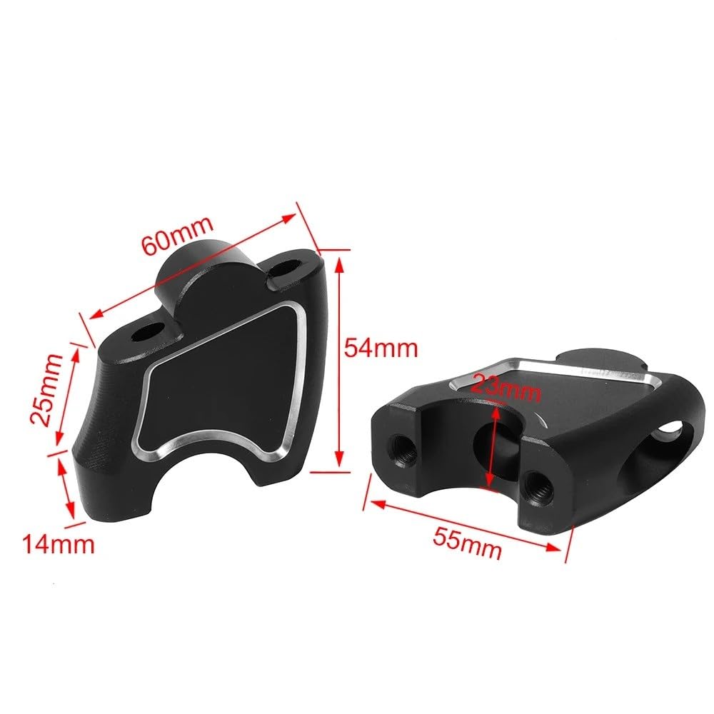 Dla Rebel CMX 500 300 2017-2020 Zacisk Kierownicy Motocyklowej Podwyższenie Kierownicy Motocykla(B)