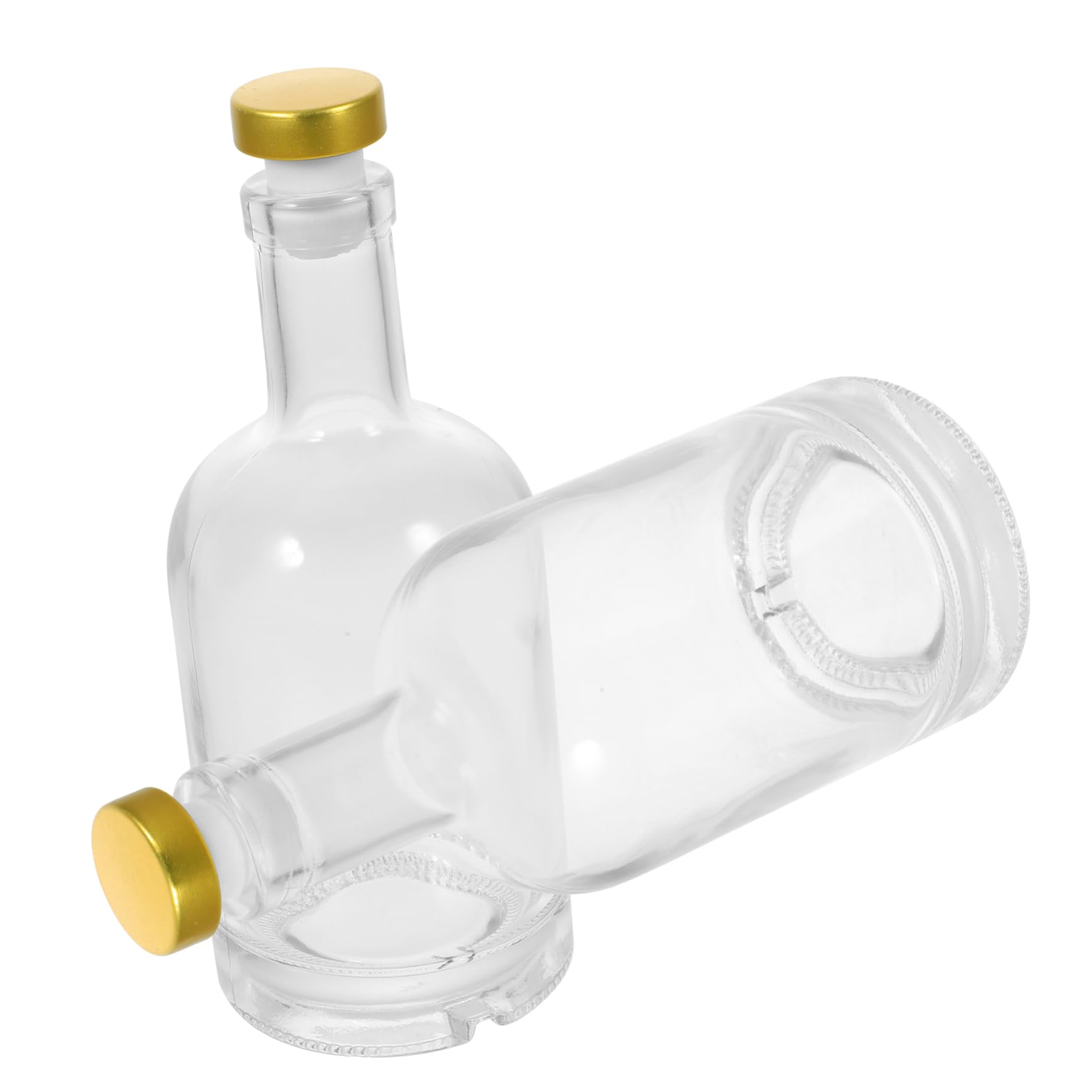 Amazon | Cabilock ウォッカボトル ワインボトル ガラス瓶 厚底透明